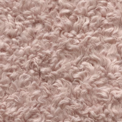 Tissus tricotés en fourrure fausse tissus tricotés pour femmes avec 100% de polyester
