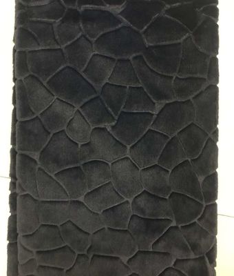 Vente au détail de fourrure artificielle tricotée avec polyester / acrylique