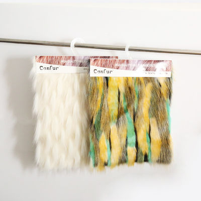 160cm 30-55mm JACQUARD Faux fourrure Tissu pour vêtements 500m Plush Imprimé 100% acrylique