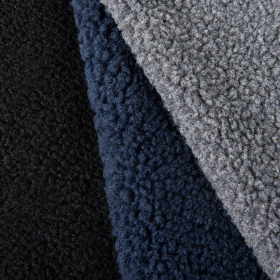 Tissu de laine 100% polyester Sherpa pour les vestes