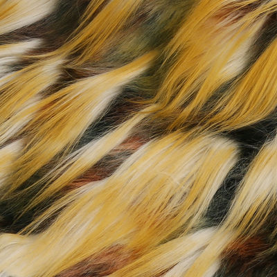 160cm 30-55mm JACQUARD Faux fourrure Tissu pour vêtements 500m Plush Imprimé 100% acrylique