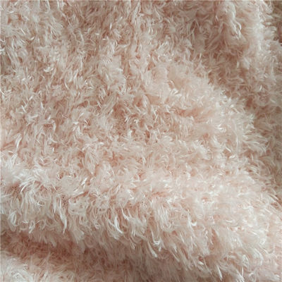 Teddy Bear Plush Tissu 100% Tricot en polyester pour les textiles ménagers Vêtements Fil teint Tricoté Plain 15-20 jours