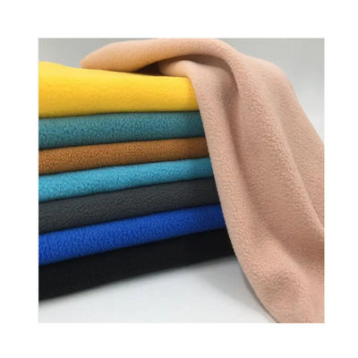 Tissu de doublure de manteau d'hiver 150d*144f de poids moyen anti-pelletage Tissu de microfleece