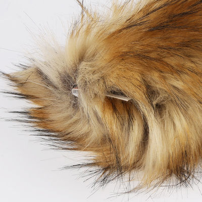 Grand poids personnalisé couleur longue pile faux tissu de fourrure pour vêtements 55-65mm pile