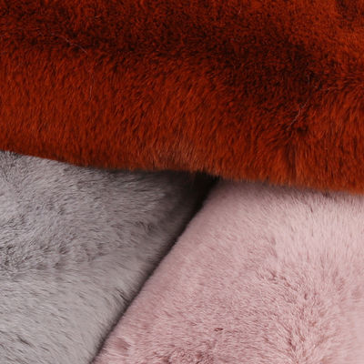 Super doux 100% polyester 20-25mm Tissu tricoté en D Pour le confort