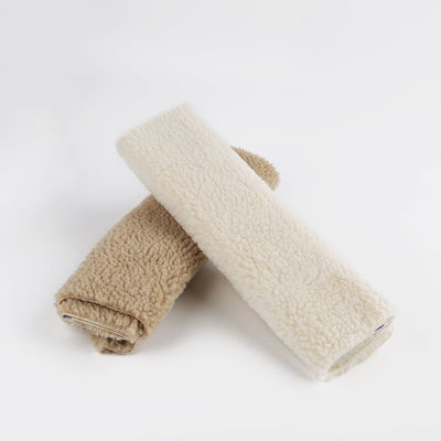 Tissus tricotés 100% polyester denim Sherpa pour revêtement doux et isolant