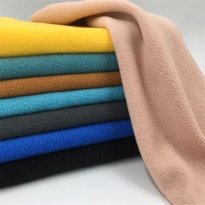 150d*144f Tissu en laine polaire pour veste, revêtement 100% polyester largeur 155cm