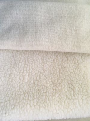 Vêtements Sherpa Tissu revêtement Tissu tissé Tricoté Polyester Impression Vêtement 100D Simple