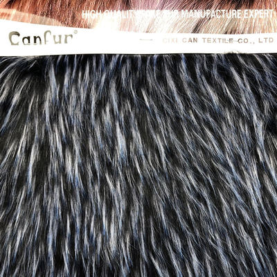 Fabrique de fourrure fausse pour manteau Monster Style selon votre demande Cheveux longs