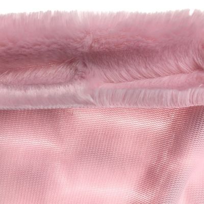 Appareil élégant Tissu en peluche PV avec 100% de polyester Compte de fil Selon votre demande