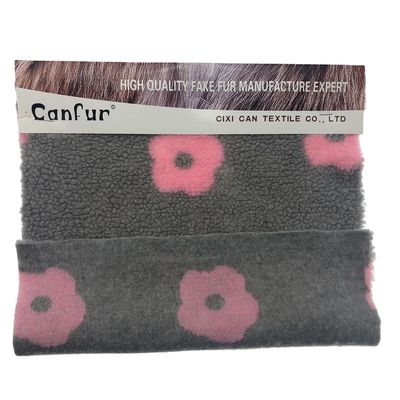 Tissu Sherpa Jacquard tricoté sur mesure pour les exigences du client