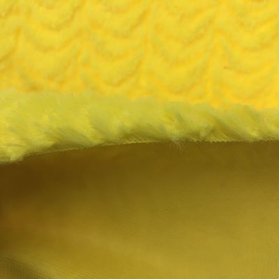Haute durabilité, brossage à faible pile, fleur de tissu en peluche photovoltaïque pour vêtements ou jouets
