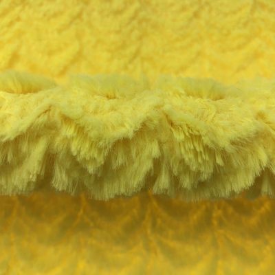 Haute durabilité, brossage à faible pile, fleur de tissu en peluche photovoltaïque pour vêtements ou jouets