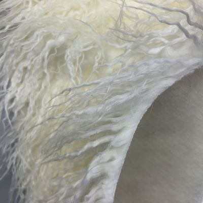 Pelle fausse de radis déchiqueté à la mousse pour la fabrication de vêtements