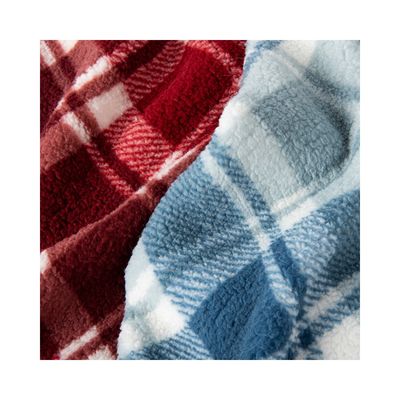 Velours de coton polyester imprimées à double face pour la production de vêtements confortables