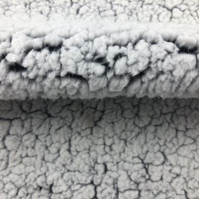 Tissu de velours Shu imprimé pur et durable pour vêtements d'hiver 100% polyester