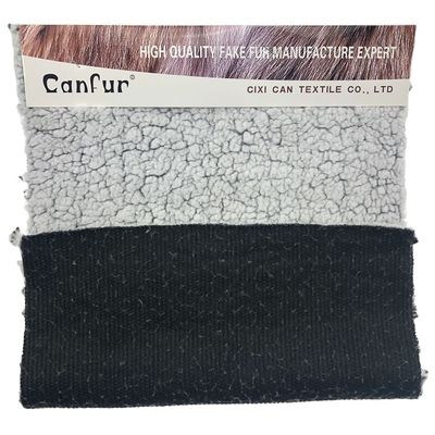 Tissu de velours Shu imprimé pur et durable pour vêtements d'hiver 100% polyester