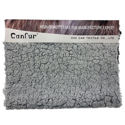 Tissu de velours Shu imprimé pur et durable pour vêtements d'hiver 100% polyester
