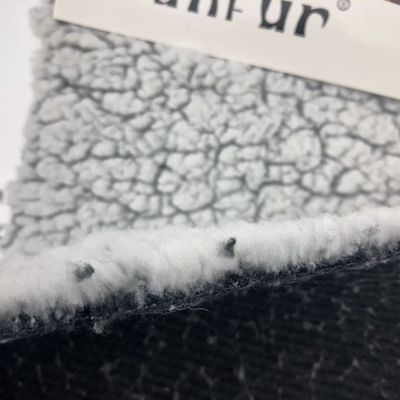 Tissu de velours Shu imprimé pur et durable pour vêtements d'hiver 100% polyester