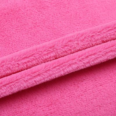 Tissu en tissu de plush PV à tricot de poids moyen 260GSM pour la fabrication de doublures de jouets et de vêtements