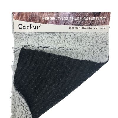 Tissu de velours Shu imprimé pur et durable pour vêtements d'hiver 100% polyester