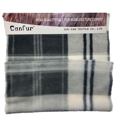 Tissu en peluche 100% polyester tissé en flanelle pour couverture