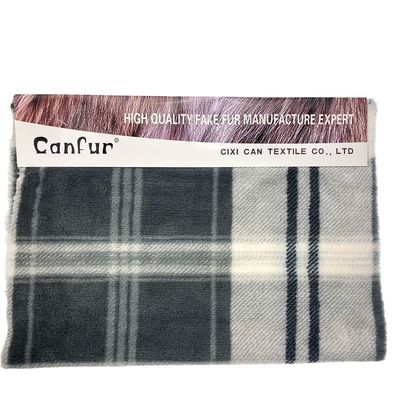 Tissu en peluche 100% polyester tissé en flanelle pour couverture