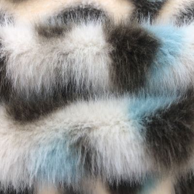 Tissus en fourrure fausse pour couvertures pour femmes à tricot doux largeur 58/60 pouces
