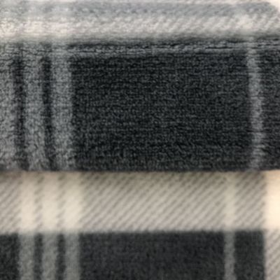 Tissu en peluche 100% polyester tissé en flanelle pour couverture