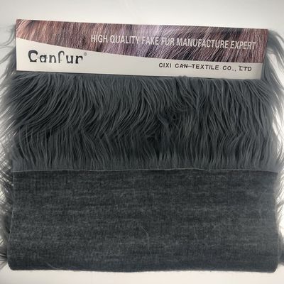 Tissu de fourrure artificielle de luxe sur mesure à longue pile de 1200 g/m2