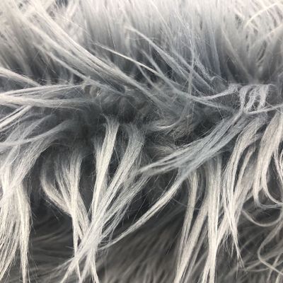 Tissu de fourrure artificielle de luxe sur mesure à longue pile de 1200 g/m2
