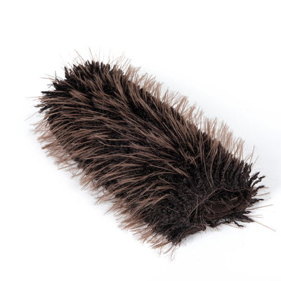 Beaux chapeaux et 100% polyester de laine longue tissée fourrure de raton laveur pour les vêtements