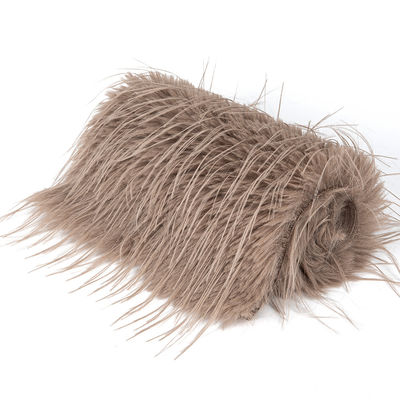 Beaux chapeaux et 100% polyester de laine longue tissée fourrure de raton laveur pour les vêtements