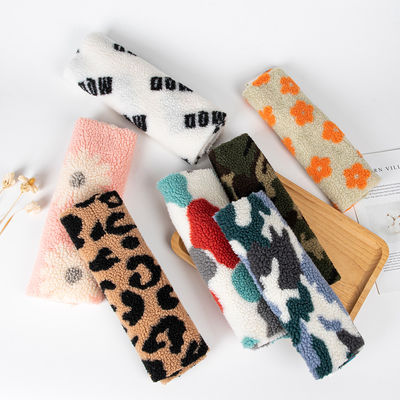 Vêtement en laine de mouton Borg Sherpa avec doublure Sherpa avec doublure Jacquard personnalisée