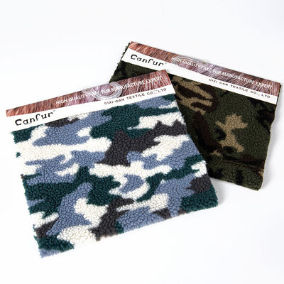 Vêtement en laine de mouton Borg Sherpa avec doublure Sherpa avec doublure Jacquard personnalisée