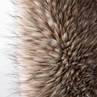 Matériau d'avant 100% acrylique poils longs artificiels de fourrure d'animal faux pour vêtement