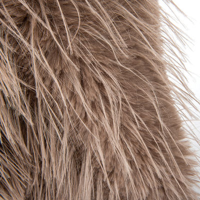 Densité de contact Densité de cheveux longs Pile de fourrure fausse avec 100% de polyester