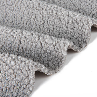 Tissu de laine de Teddy chaud et doux pour vêtements 100% polyester Largeur 58/60