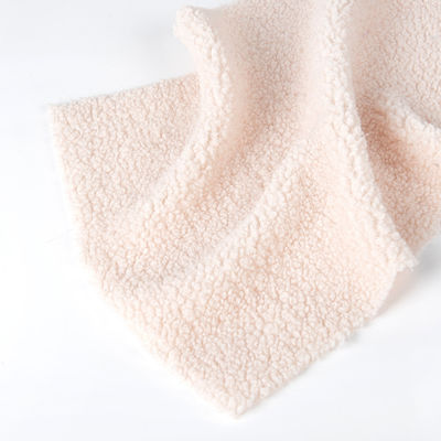 100 polyester tricoté en tissu Teddy avec la densité personnalisée de la laine Sherpa