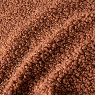 100 polyester tricoté en tissu Teddy avec la densité personnalisée de la laine Sherpa