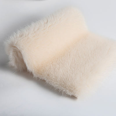 100% polyester, fourrure artificielle Sherpa de poids élevé pour la production de vêtements d'hiver