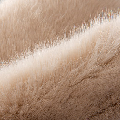 100% polyester, fourrure artificielle Sherpa de poids élevé pour la production de vêtements d'hiver