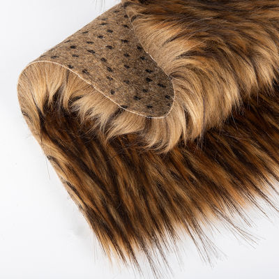 Tissus de fourrure de faux raton laveur pour vêtements densité