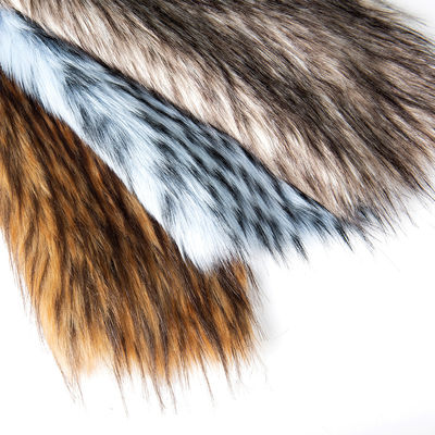 Tissus de fourrure de faux raton laveur pour vêtements densité