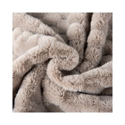 Cheveux de lapin tricotés pour vêtements et jouets d'hiver 100%