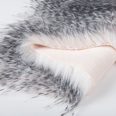 Couleur personnalisée 100% polyester fourrure longue Le meilleur choix pour les vêtements en 2023 faux fourrure