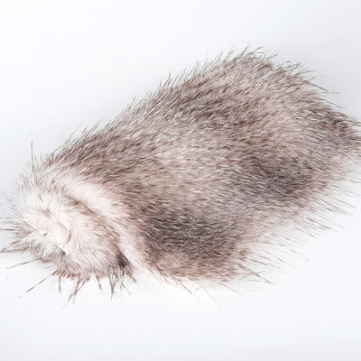 Couleur personnalisée 100% polyester fourrure longue Le meilleur choix pour les vêtements en 2023 faux fourrure