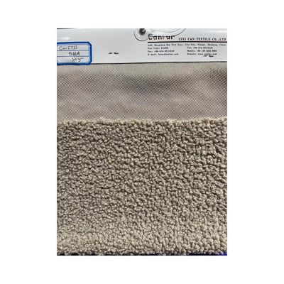 Poids moyen 100% polyester de couleur solide Tissu en laine de Teddy pour vêtement 58/60 " largeur