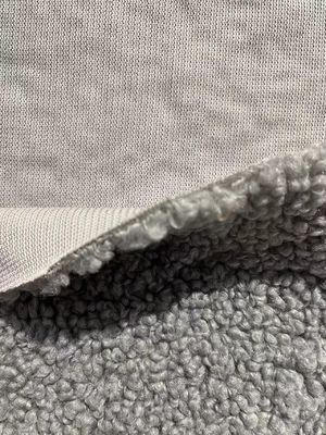 Largeur personnalisée en tricot 100% polyester à face simple Tissu Teddy pour vêtements jouet