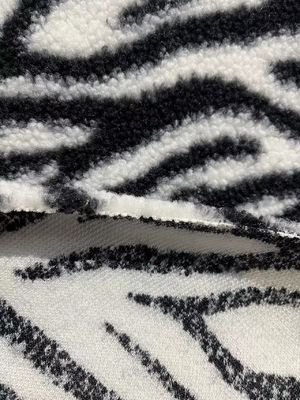 Tissu Teddy imprimé sur mesure chaud 100% polyester tricoté pour manteau et jouet largeur 58/60